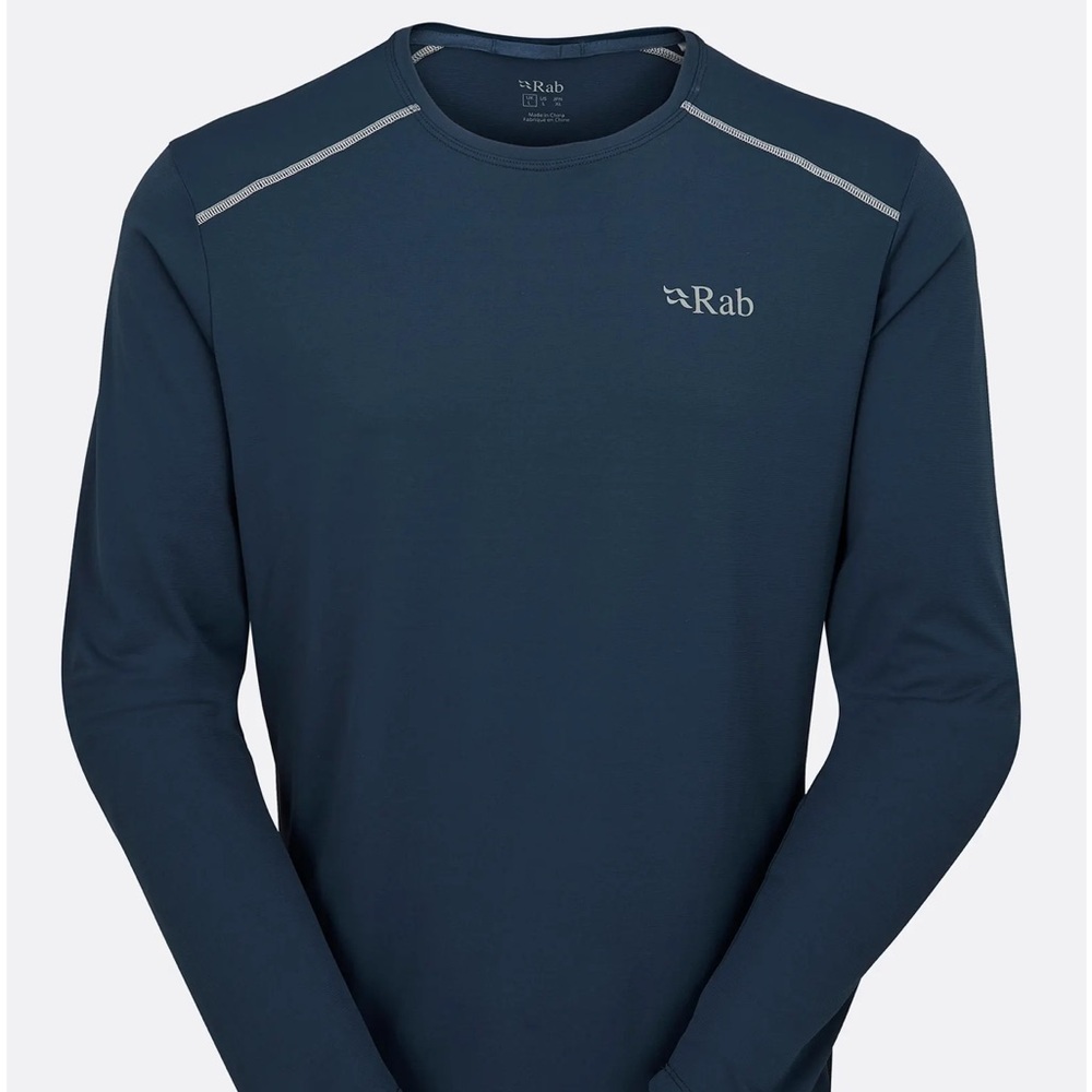 Men's Force LS Tee Blue